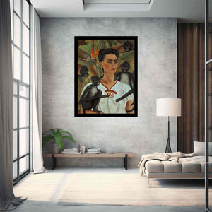 Self-Portrait monkeys - Frida Kahlo