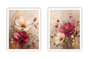 Flower Painting Set of 2
