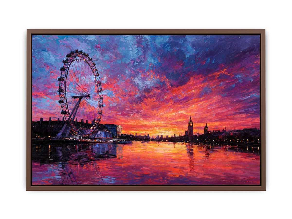 London Eye Sunset