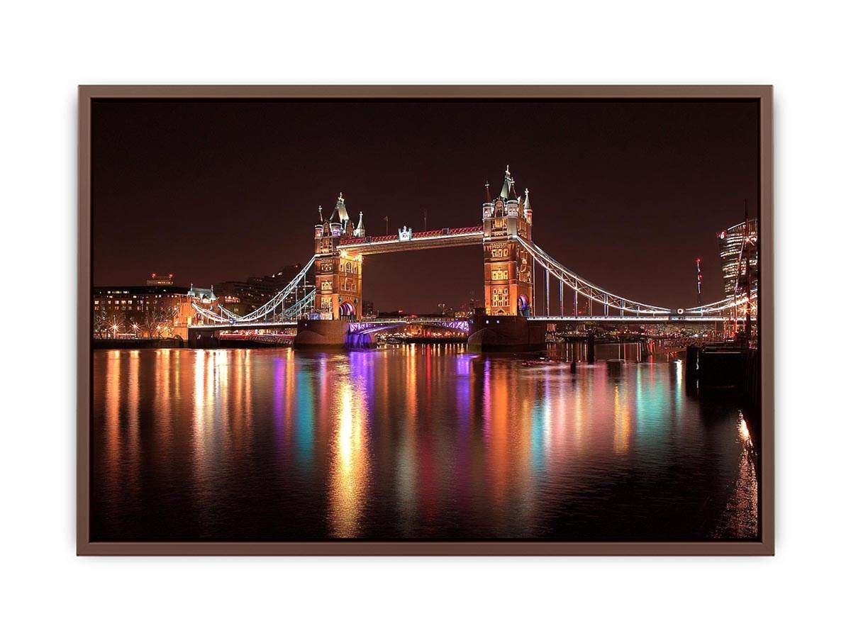 Iconic londo tower Bridge Illuminated at Night