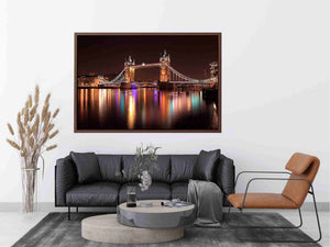 Iconic londo tower Bridge Illuminated at Night