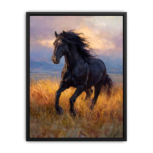 Black horse