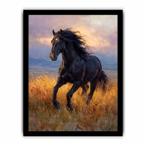Black horse