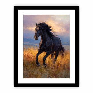 Black horse