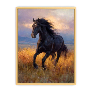 Black horse