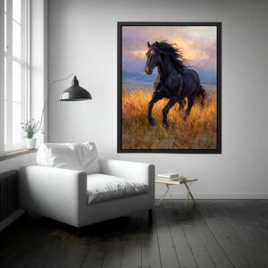 Black horse