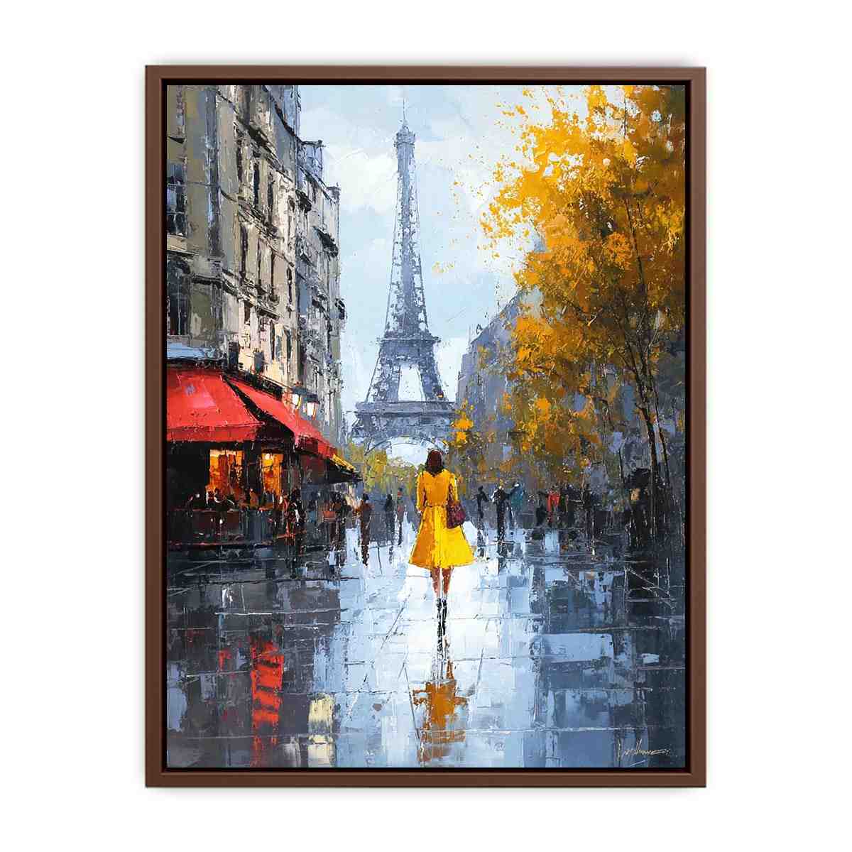 Elegant Walk in Paris