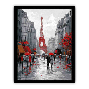 Abstract Paris Romance