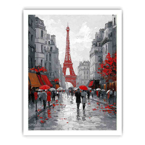 Abstract Paris Romance