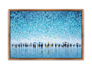 Abstract Umbrella Scene
