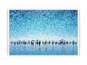 Abstract Umbrella Scene