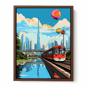 Dubai Pop Art Poster