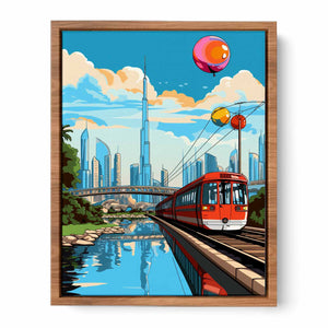Dubai Pop Art Poster
