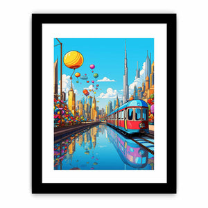 Dubai Pop Art Poster 2