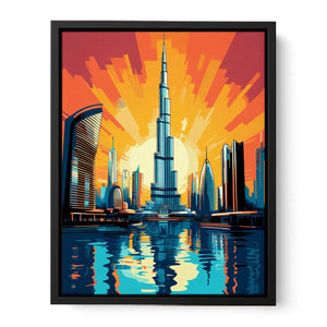 Burj Khalifa, Dubai-Pop Art