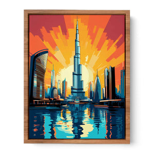 Burj Khalifa, Dubai-Pop Art