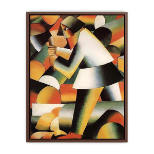 The Woodcutter by Kasimir Malevich