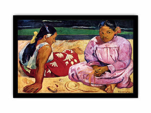 Tahitian Women On the Beach by Paul Gauguin