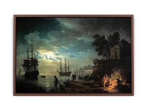 Night A Port in the Moonlight