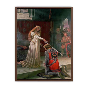 The Accolade by Edmund Blair Blair Leighton