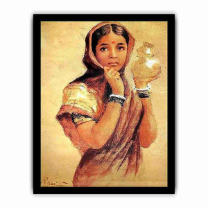 The Milkmaid by Raja Ravi Varma