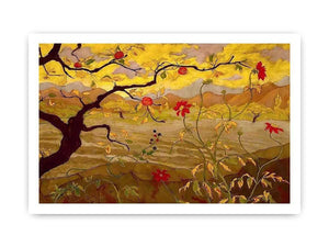 Apple Tree With Red Fruit