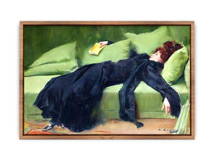 After the Ball Painting by Ramon Casas