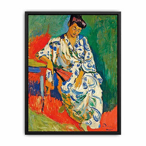 Madame Matisse in a Kimono by André Derain