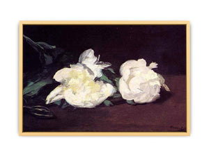 Branch of White Peonies and Secateurs