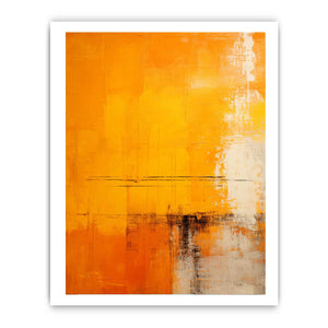 Yellow And Orange Abstract Painting