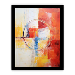 Abstract Painting Mix Color