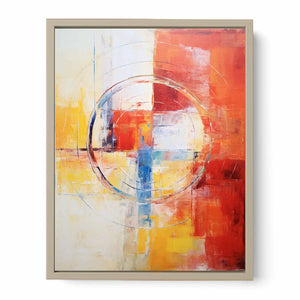 Abstract Painting Mix Color