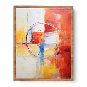 Abstract Painting Mix Color