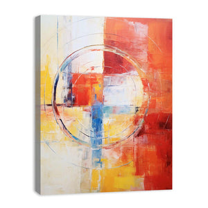Abstract Painting Mix Color