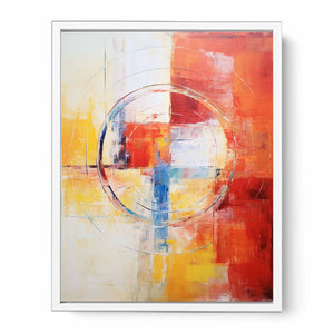 Abstract Painting Mix Color