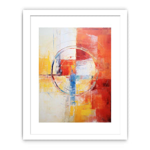Abstract Painting Mix Color