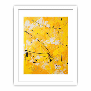 Painting Yellow Color Drips