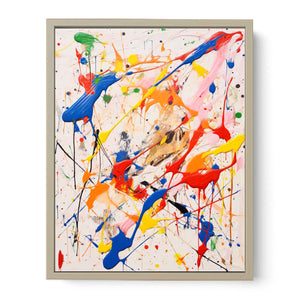Multicolor Drip Painting