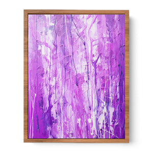 Purple Drip Painting