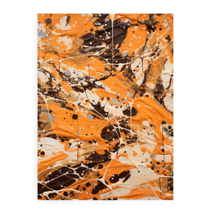 Brown Drip Painting