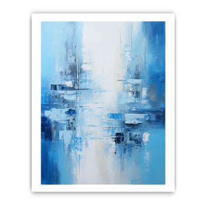 Abstract Blue Painting