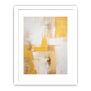 Yellow Grey Art Painting