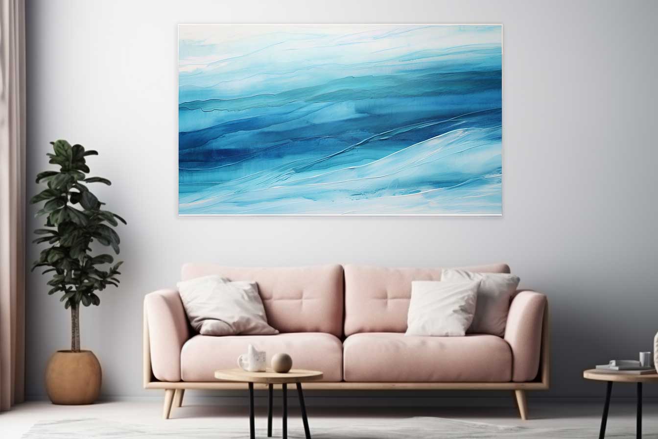 Blue Abstract Layer