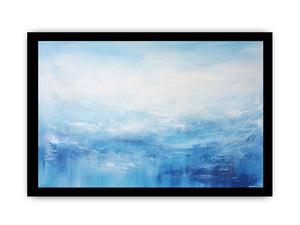 White Blue Abstract