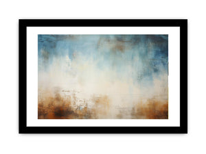 Blue Brown Abstract