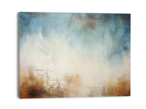Blue Brown Abstract