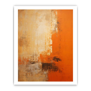 Orange Abstract Painting