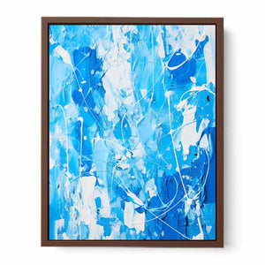 Blue White Color Drip
