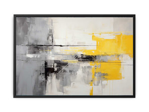 Grey Yellow Abstract