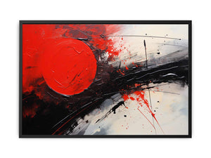 Red Black Abstract